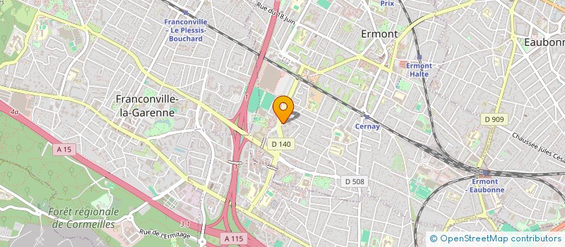 localisation de l'entreprise KL KONSEIL  ERMONT