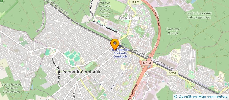 localisation de l'entreprise KL MOBILE à PONTAULT-COMBAULT