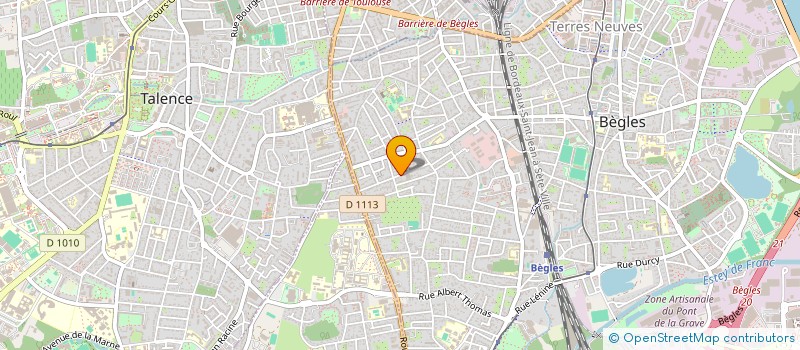 localisation de l'entreprise KL MULTISERVICES à BEGLES