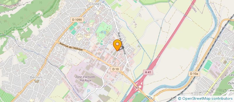 localisation de l'entreprise KL PARTICIPATIONS  CROLLES