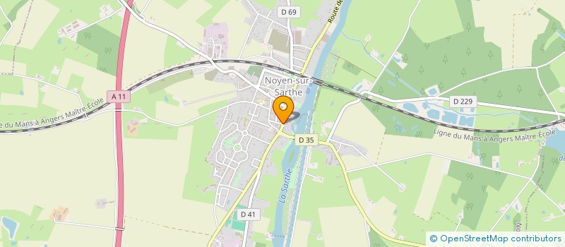 localisation de l'entreprise KL PIZZERIA  NOYEN-SUR-SARTHE