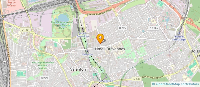 localisation de l'entreprise KL PLOMBERIE  LIMEIL-BREVANNES