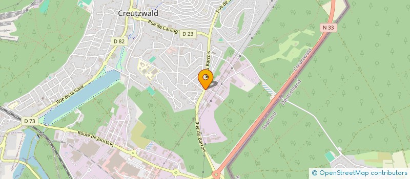 localisation de l'entreprise KL PNEUS  CREUTZWALD