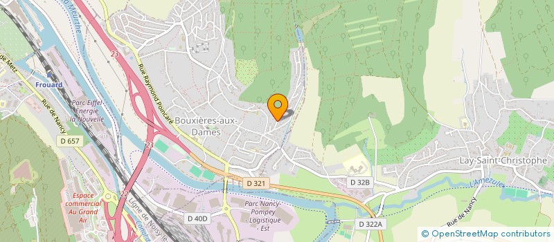 localisation de l'entreprise KL PROD  BOUXIERES-AUX-DAMES