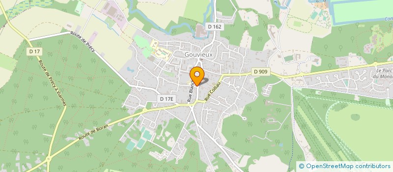 localisation de l'entreprise KL PRODUCTIONS  GOUVIEUX