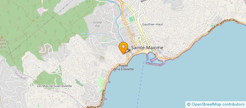 localisation de l'entreprise KL PROPERTY à SAINTE-MAXIME