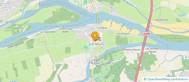 localisation de l'entreprise KL STRATEGIE  LES PONTS-DE-CE