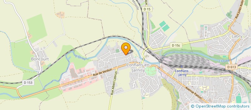 localisation de l'entreprise KL TOITURE  CONFLANS-EN-JARNISY