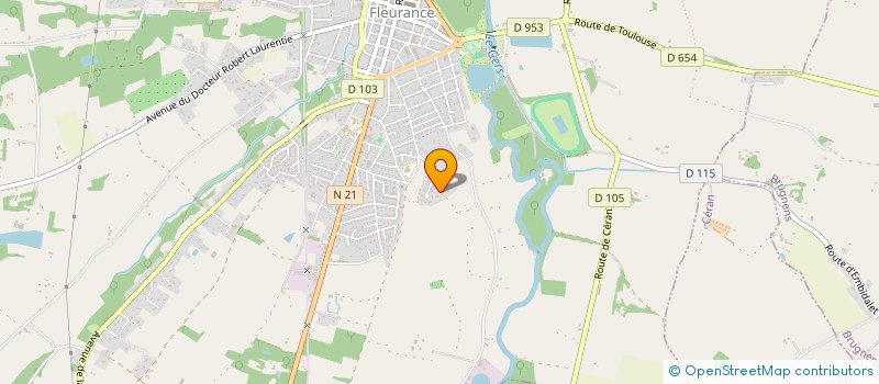 localisation de l'entreprise KL2A2L  FLEURANCE