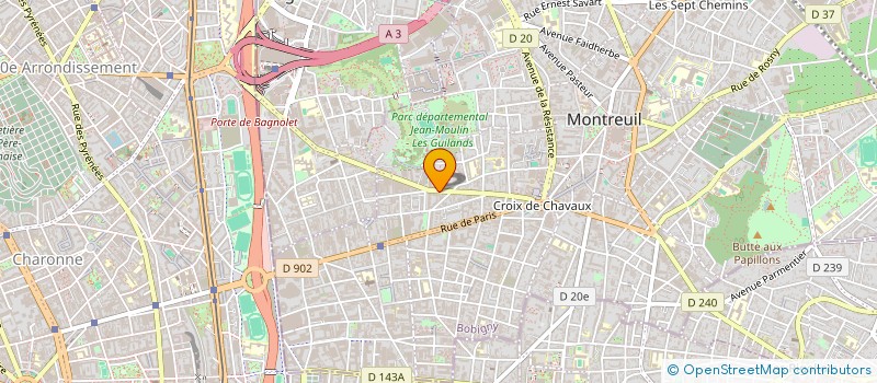 localisation de l'entreprise KL2B à MONTREUIL