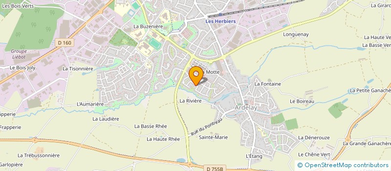 localisation de l'entreprise KL2M à LES HERBIERS