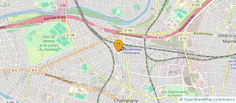 localisation de l'entreprise KLA CONCEPT AUTOS à CHAMPIGNY-SUR-MARNE