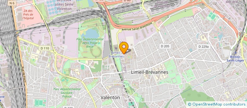 localisation de l'entreprise KLA DISTRIBUTION à LIMEIL-BREVANNES