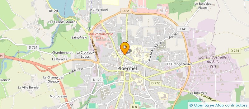 localisation de l'entreprise KLA IMMO  PLOERMEL