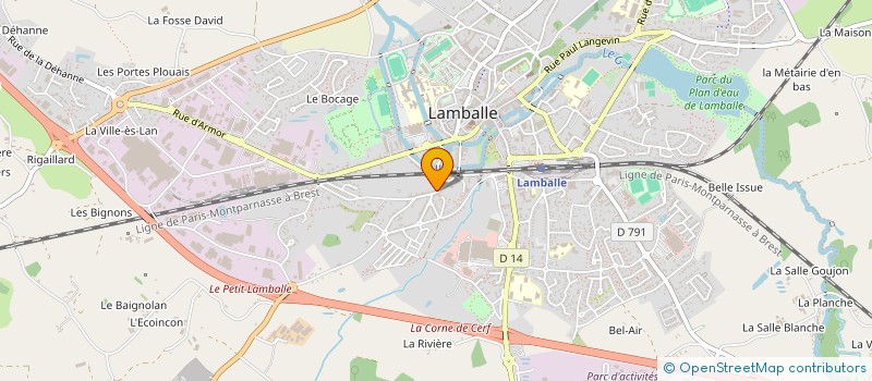 localisation de l'entreprise KLAERENN à LAMBALLE-ARMOR