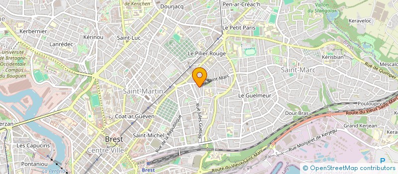 localisation de l'entreprise KLAFT à BREST