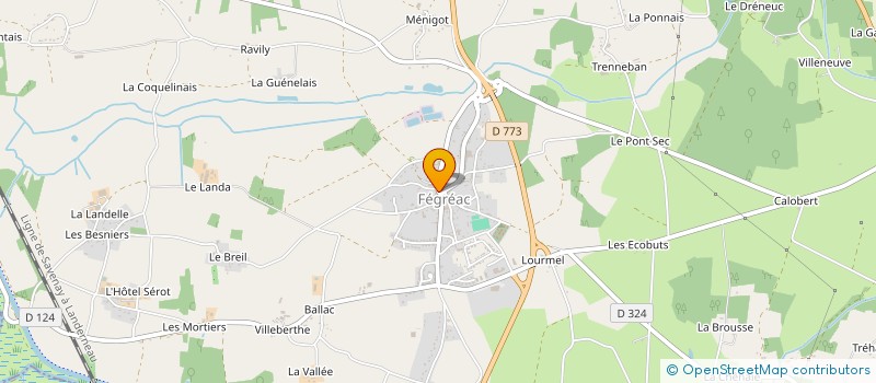 localisation de l'entreprise KLAIN  FEGREAC