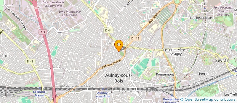 localisation de l'entreprise KLAM 36 à AULNAY-SOUS-BOIS
