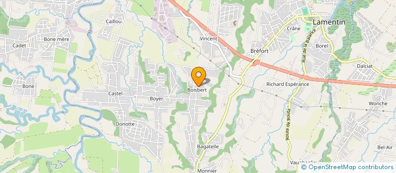 localisation de l'entreprise KLAM DEVELOPPEMENT  LAMENTIN