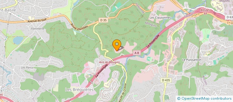 localisation de l'entreprise KLAMA à MOUGINS