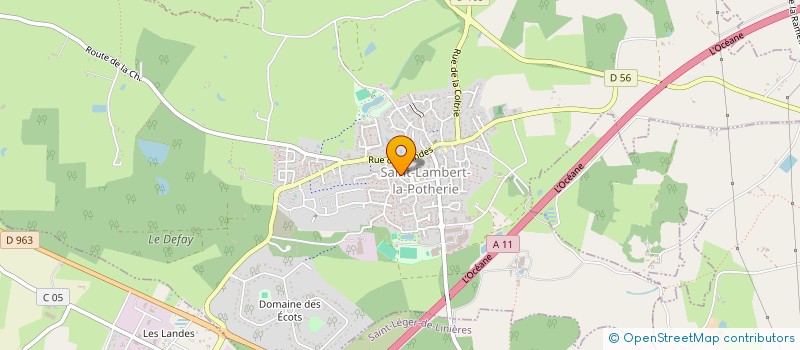 localisation de l'entreprise KLAMARO  SAINT-LAMBERT-LA-POTHERIE