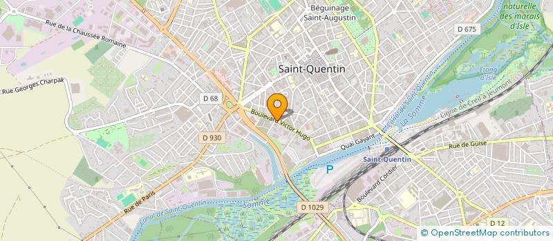 localisation de l'entreprise KLANA IMMOBILIER à SAINT-QUENTIN