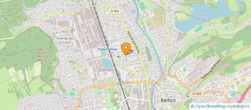 localisation de l'entreprise KLAP 90  BELFORT