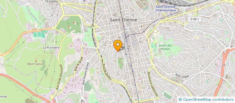 localisation de l'entreprise KLAPI LAB  SAINT-ETIENNE