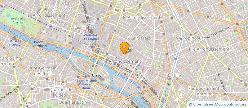 localisation de l'entreprise KLARAMER RECEPTIONS à PARIS