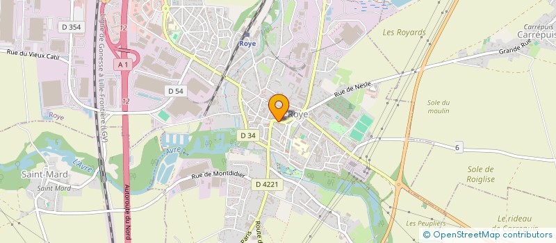 localisation de l'entreprise KLARICE à ROYE