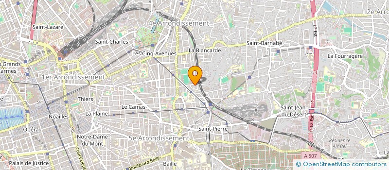 localisation de l'entreprise KLARIS à MARSEILLE