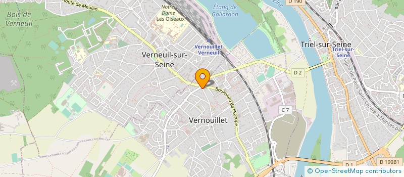localisation de l'entreprise KLARTHE à VERNOUILLET