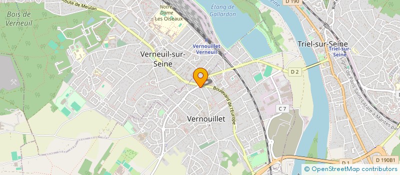 localisation de l'entreprise KLARTHE à VERNOUILLET