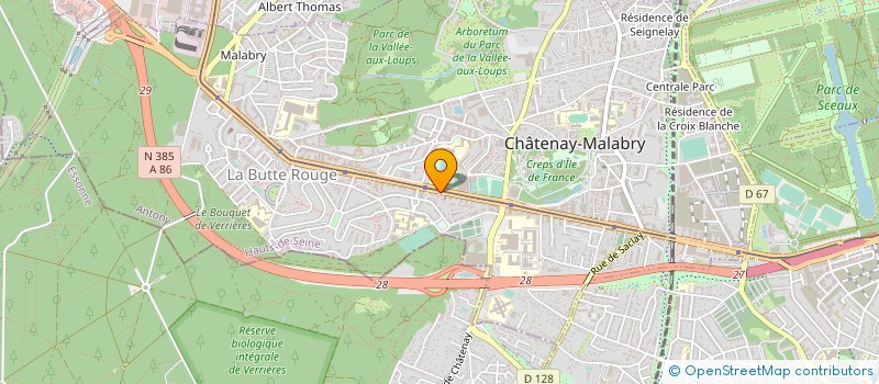 localisation de l'entreprise KLARYS  CHATENAY-MALABRY