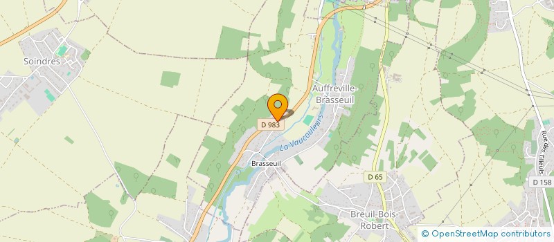 localisation de l'entreprise KLAS IMMO  AUFFREVILLE-BRASSEUIL