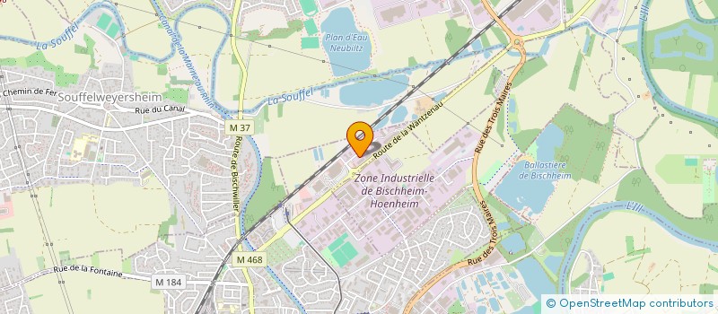 localisation de l'entreprise KLAS PNEUS  HNHEIM