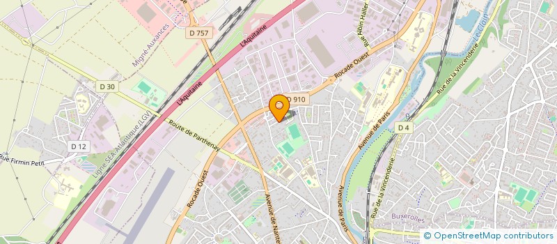 localisation de l'entreprise KLASS AUTO  POITIERS