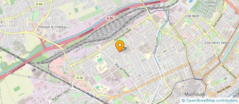 localisation de l'entreprise KLASS ECHAFAUDAGES SARL à MULHOUSE