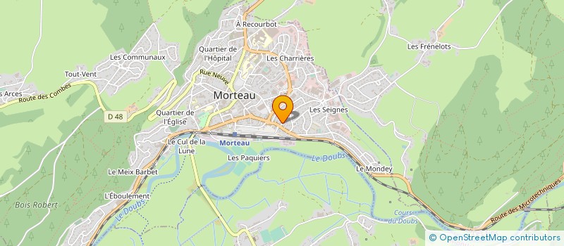 localisation de l'entreprise KLAUS-ETHIQUABLE à MORTEAU