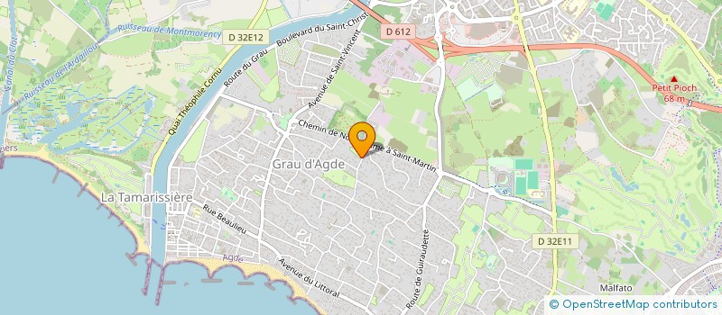 localisation de l'entreprise KLAUSELIA  AGDE