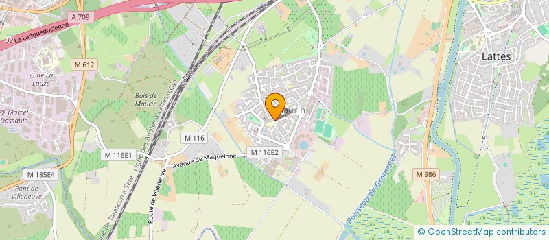 localisation de l'entreprise KLAVEN à LATTES