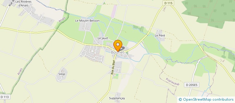 localisation de l'entreprise KLAXON  BOUHET