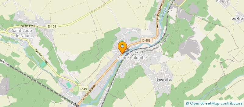 localisation de l'entreprise KLB  SAINTE-COLOMBE