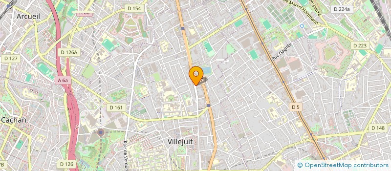 localisation de l'entreprise KLB AUTO à VILLEJUIF