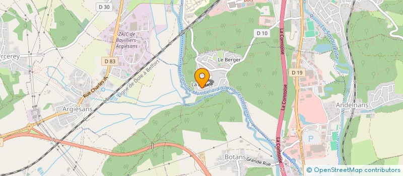 localisation de l'entreprise KLB-VTC à BELFORT