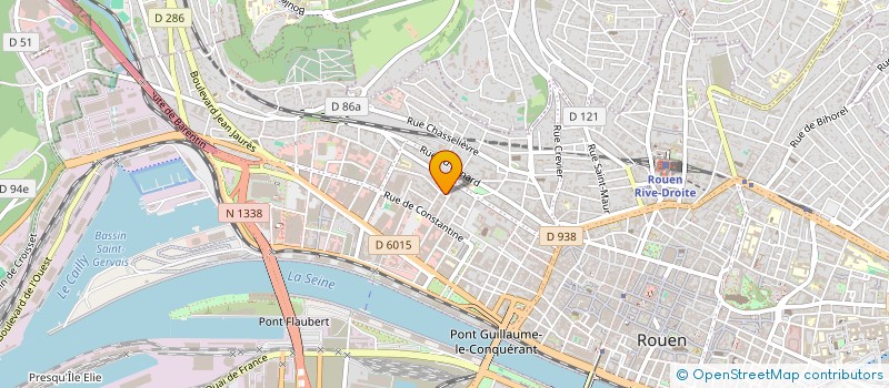 localisation de l'entreprise KLBAIN à ROUEN