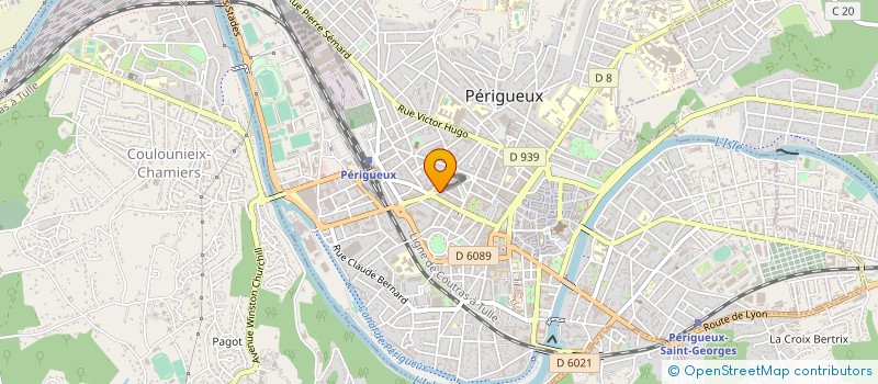 localisation de l'entreprise KLBJ FITNESS à PERIGUEUX