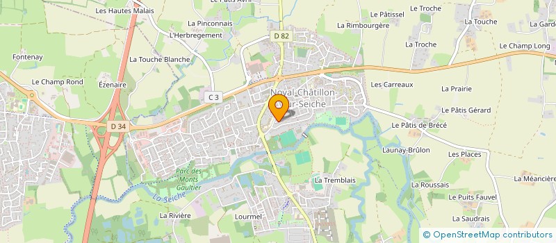 localisation de l'entreprise KLC  NOYAL-CHATILLON-SUR-SEICHE