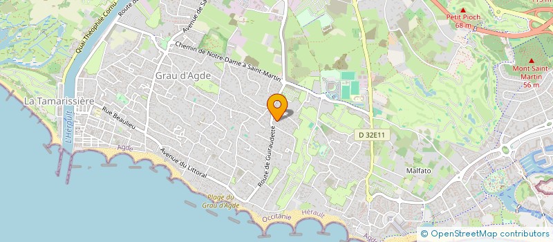 localisation de l'entreprise KLC FAMILY  AGDE