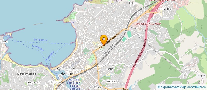 localisation de l'entreprise KLC INVEST à SAINT-JEAN-DE-LUZ